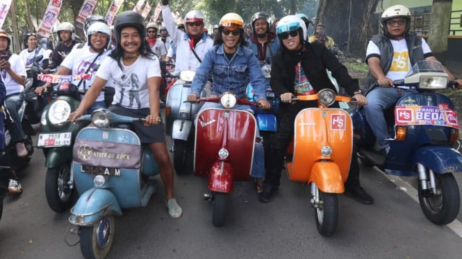 Kaka Slank Pimpin Touring Spektakuler Ribuan Penggemar Motor di Malang, Ciptakan Antusiasme Jelang Konser Besar