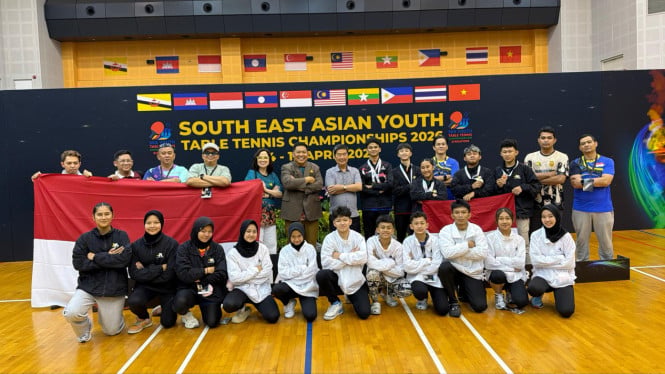 Atlet Muda Tenis Meja Indonesia Raih Prestasi Luar Biasa di Kejuaraan Asia Tenggara