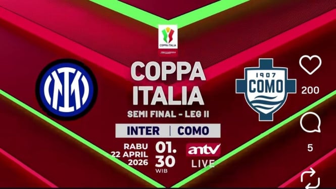 Duel Sengit Inter Milan dan Como Memuncak: Semifinal Coppa Italia Leg Kedua Berlangsung Spektakuler di San Siro