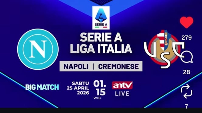 Napoli Hadapi Cremonese di Pekan Ketiga Puluh Empat Serie A, Pertandingan Berlangsung dengan Intensitas Tinggi