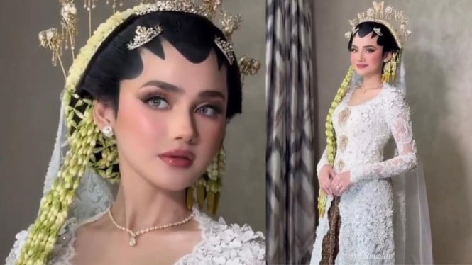 Penampilan Memukau Syifa Hadju di Acara Akad Nikah, Makeup Flawless Bikin Publik Terpesona