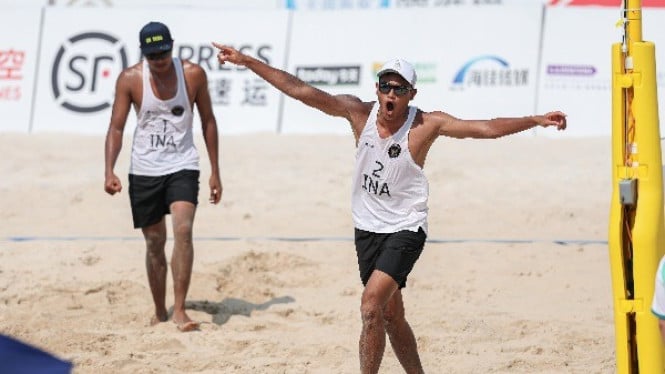 Pasangan Bintang Akbar-Sofyan Akbar Kandas di Perempat Final Asian Beach Games, Impian Medali Sirna
