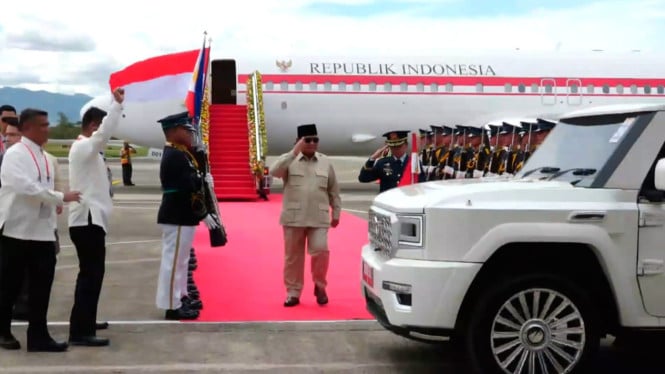 Presiden Prabowo Tiba di Cebu untuk Pimpin Delegasi Indonesia di KTT ASEAN Ke-48