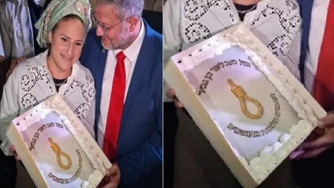 Kontroversi Kue Ulang Tahun Menteri Israel: Simbol Eksekusi Gantung di Pesta Keluarga Ben-Gvir