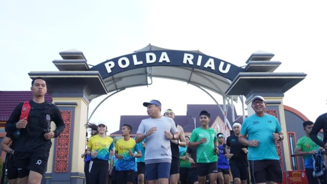 Polda Riau Persiapkan Lari Marathon Terbesar Sumatra Sambil Waspadai Dampak Cuaca Ekstrem