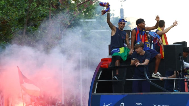 Lamine Yamal Tunjukkan Solidaritas Palestina di Tengah Perayaan Juara Barcelona