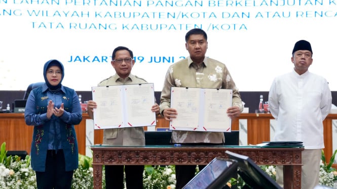Mendagri dan Menteri PKP Perkuat Komitmen Hukum untuk Percepatan Program Rumah Bagi Rakyat Miskin