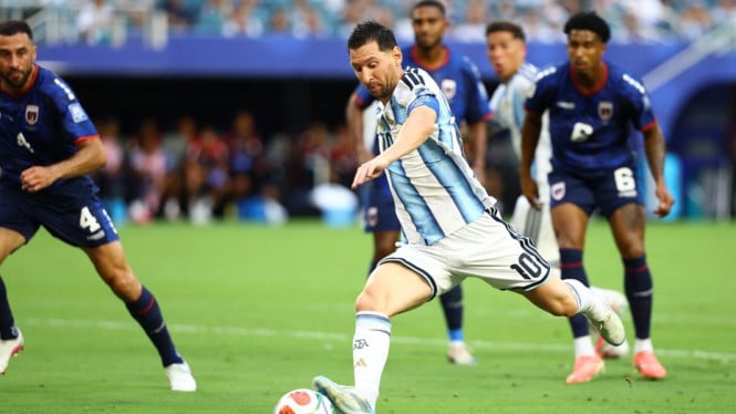 Messi Tunjukkan Dominasi Argentina Lewati Kepulauan Tanjung Verde di Putaran 32 Besar Piala Dunia 2026