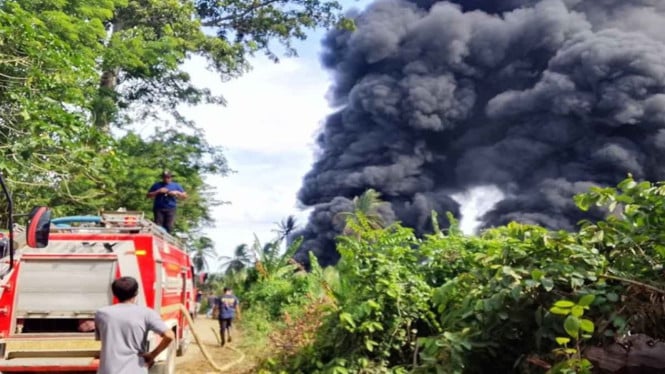 Kebakaran Sumur Minyak Tradisional di Aceh Timur, Belum Ada Korban Jiwa Tercatat