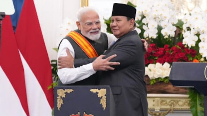 Modi Sebut Hubungan Diplomatik dengan Prabowo Melampaui Konvensi Internasional Biasa