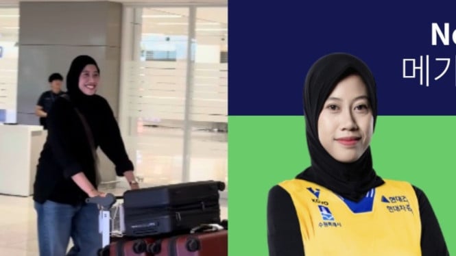Megawati Hangestri Tiba di Korea Selatan, Siap Wujudkan Prestasi Bersama Hyundai Hillstate