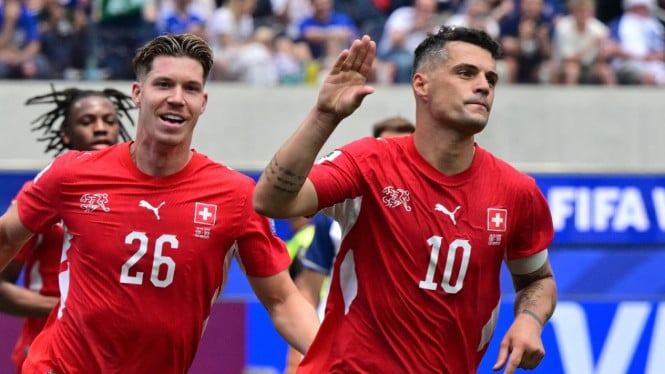 Granit Xhaka Protes Keputusan Wasit dalam Laga Eliminasi: Swiss Merasa Dirugikan oleh Penalti Kontroversial