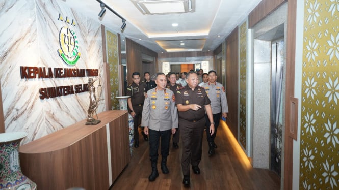 Kapolda Sumsel Perkuat Solidaritas Institusi Melalui Kunjungan ke Kejati, Bentuk Sinergi Penegakan Hukum