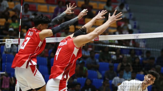 Strategi Defensif Jadi Andalan Timnas Voli Indonesia Hancurkan Kamboja di SEA V Cup 2026