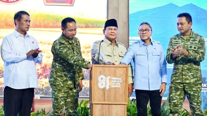 TNI Disiapkan Jadi Tulang Punggung Program Ketahanan Pangan Nasional di Era Prabowo