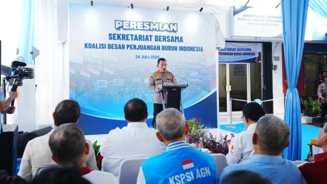 Kapolri: Advokasi Buruh Harus Seimbang dengan Pertumbuhan Ekonomi Nasional