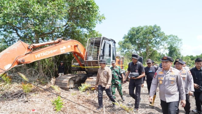 Kapolda Riau Gerakkan Operasi Besar-besaran Tangani Perusakan Mangrove 118 Hektare di Rokan Hilir