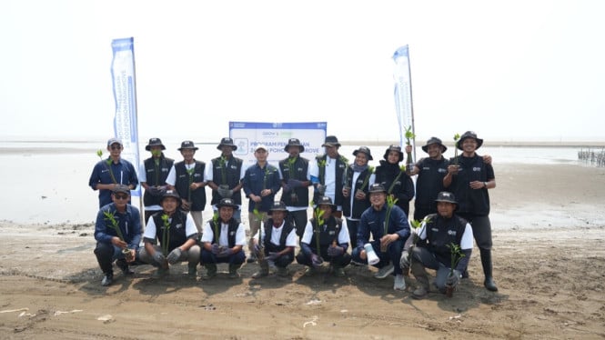 BRI Peduli Gerakkan Masyarakat Pesisir Tanam Ribuan Mangrove Demi Kelestarian Lingkungan