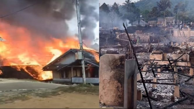 Tragedi Kebakaran Masif di Kampung Adat Kasepuhan Ciptamulya: Ratusan Keluarga Kehilangan Tempat Tinggal