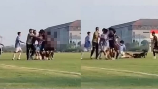 Insiden Kekerasan dalam Pertandingan Piala Soeratin U-17 Pati: Tendangan Berbahaya Pemain Berakhir dengan Perawatan Medis Darurat