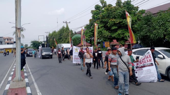 Masyarakat Bonai Mendesak Polda Riau Segera Tetapkan Status Tersangka bagi Pejabat Diduga Terlibat Pungli Jalan