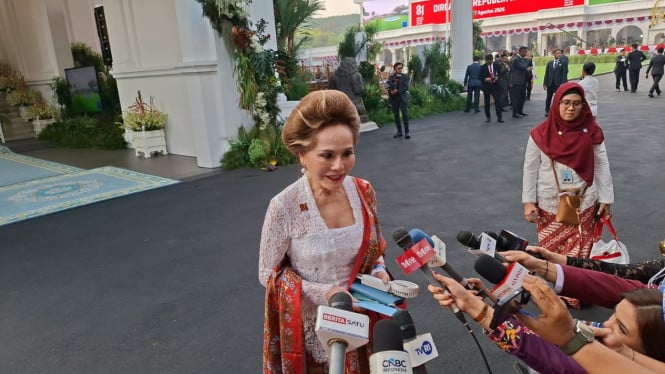 Dewi Soekarno Terpukau Transformasi Istana Merdeka dalam Delapan Dekade Kemerdekaan Indonesia