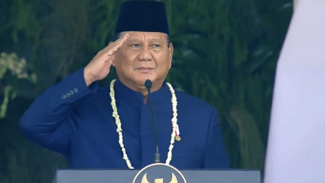 Presiden Prabowo Berikan Penghargaan Langsung kepada Komandan Upacara atas Kesuksesan Peringatan Kemerdekaan ke-81