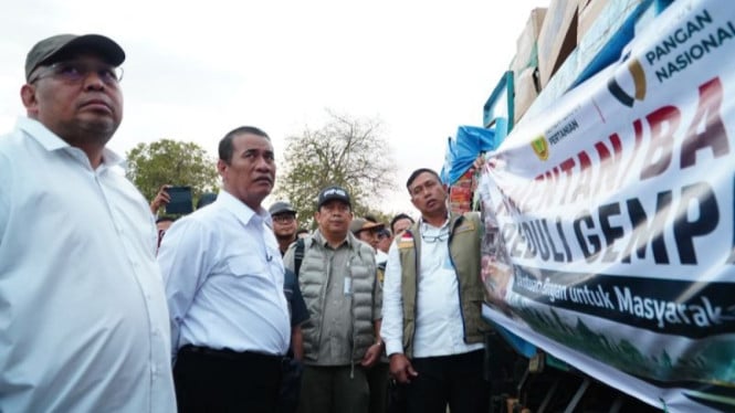 Mentan Amran Pastikan Ketahanan Pangan Korban Gempa NTT Terjamin hingga Setahun Ke Depan