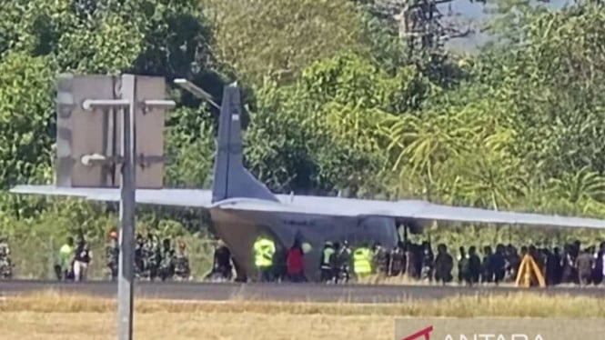 Insiden Pesawat Cassa TNI Tergelincir di Runway Bandara Sultan Hasanuddin Tambah Catatan Kelam Keselamatan Penerbangan Militer