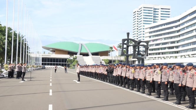Aparat Keamanan dan Masyarakat Dikoordinasikan untuk Pengawasan Ketat Demonstrasi 27 Agustus di Jakarta